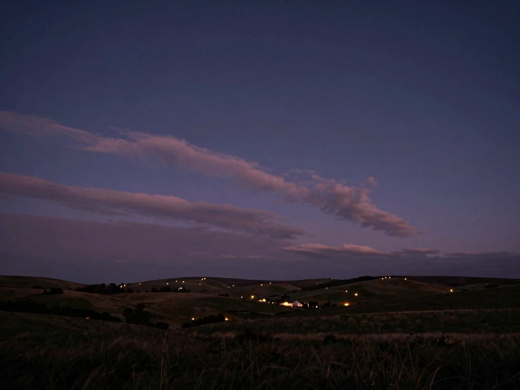Abstrakt natlig baggrund med bløde farver